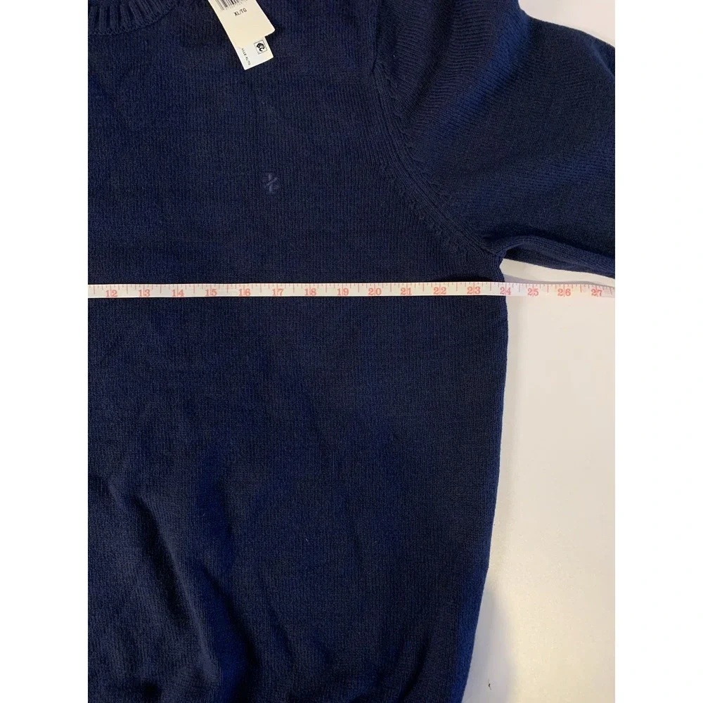 Izod Sweater Mens XL Blue Long Sleeve‎ Crew Neck - Picture 6 of 9